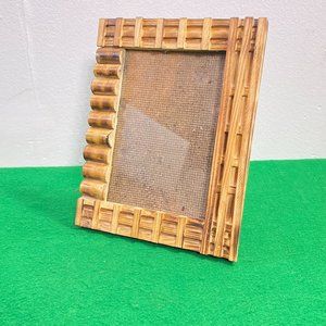 Vintage Handmade Wood Frame - Handmade Wooden Picture Frame - Picture Frames - S